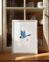 Blue Ink Poster Tablosu