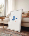Blue Ink Poster Tablosu