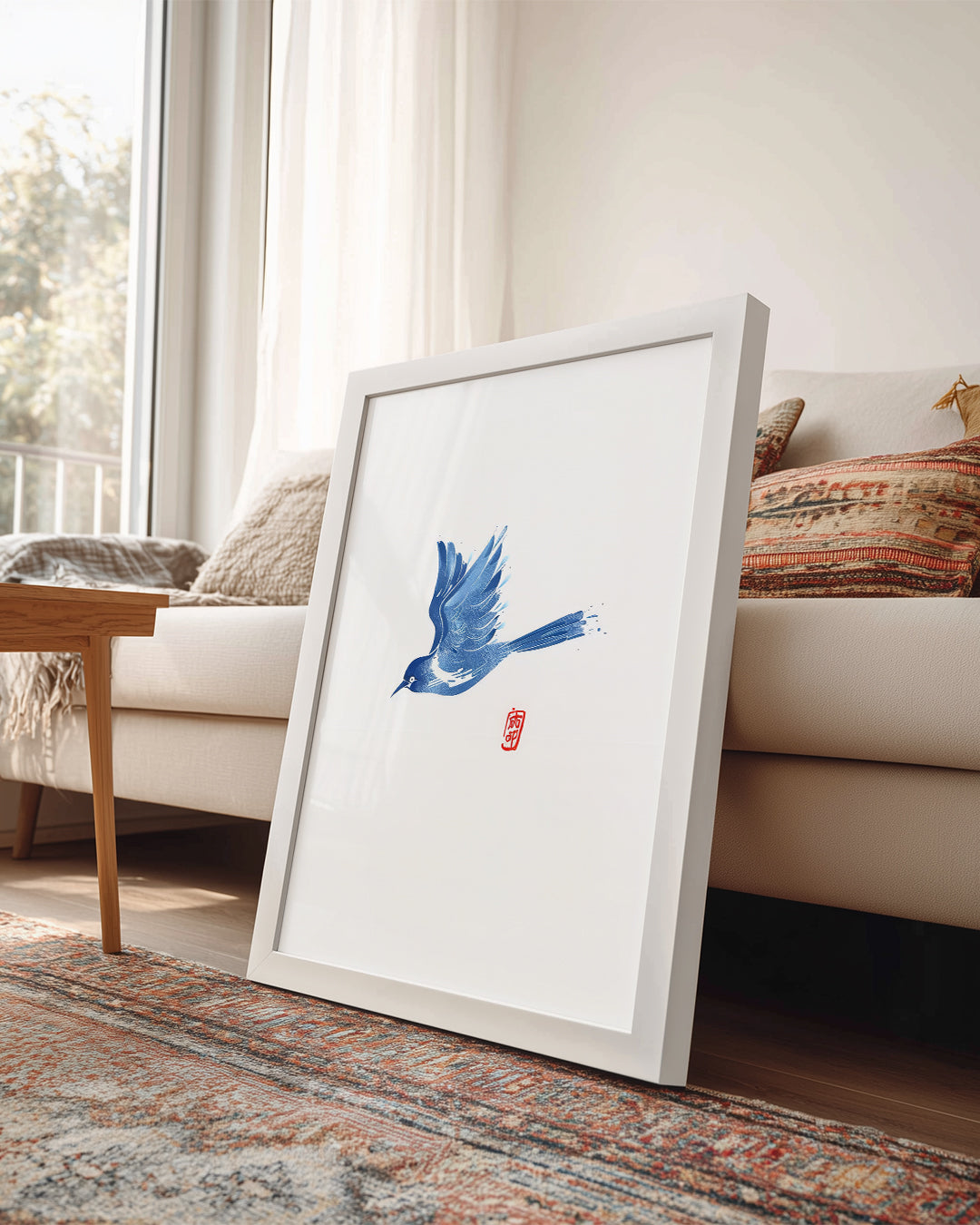 Blue Ink Poster Tablosu