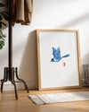Blue Ink Poster Tablosu