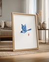 Blue Ink Poster Tablosu
