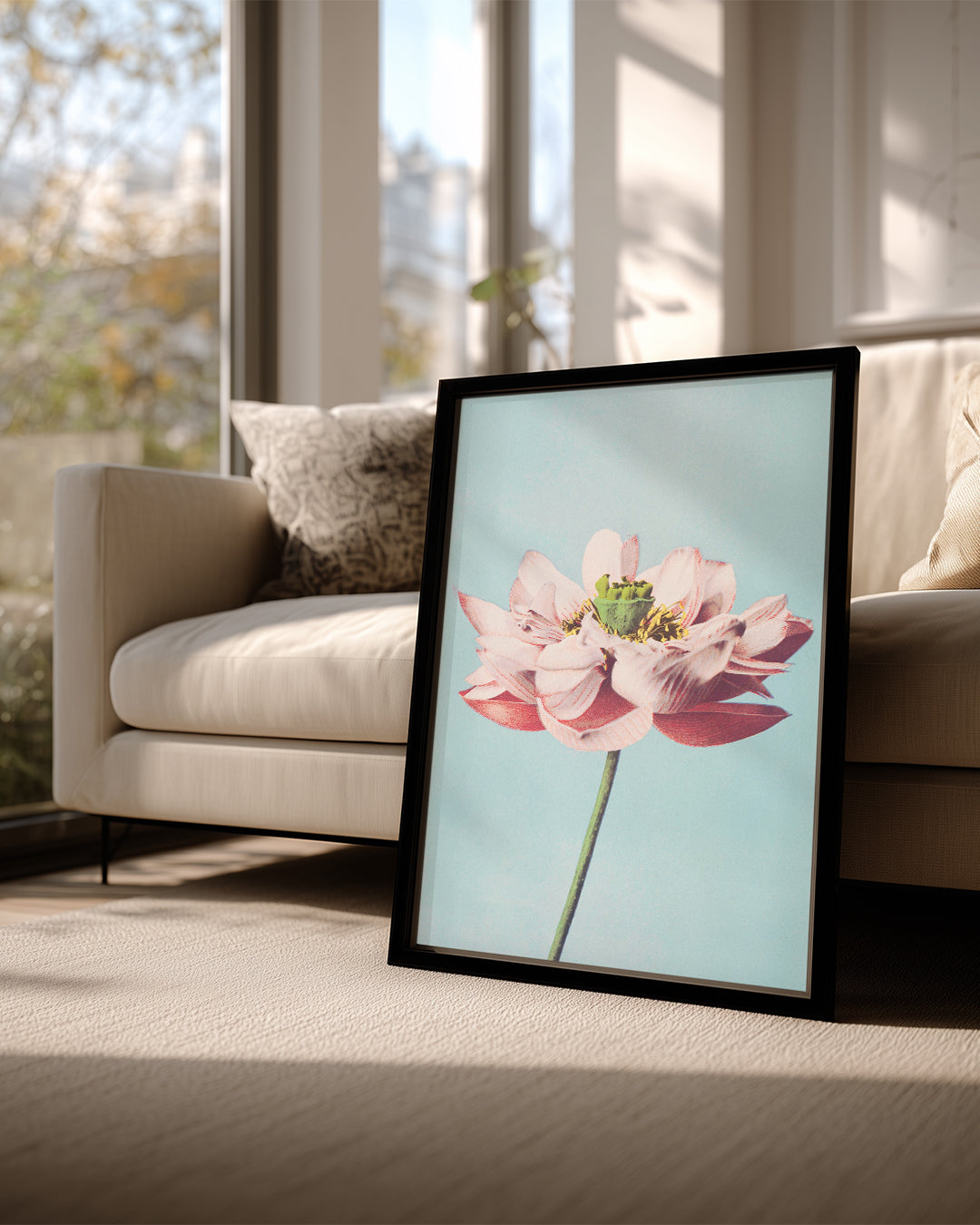 Blue Lotus Poster Tablosu