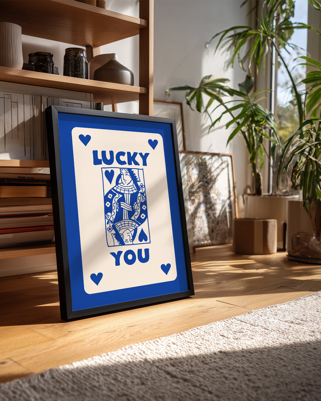 Blue Lucky Poster Tablosu