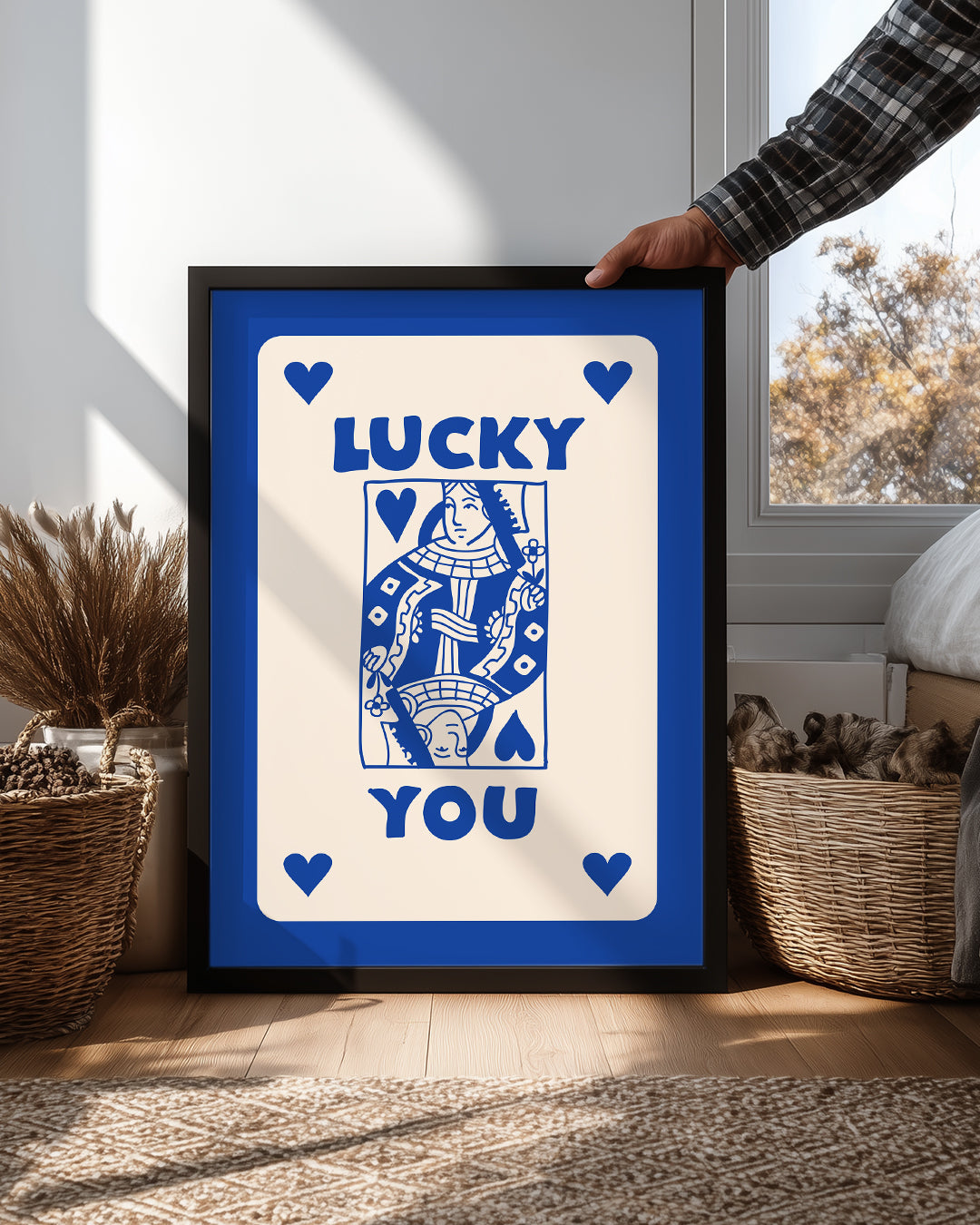 Blue Lucky Poster Tablosu