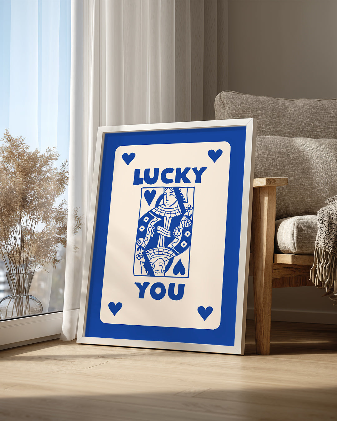 Blue Lucky Poster Tablosu