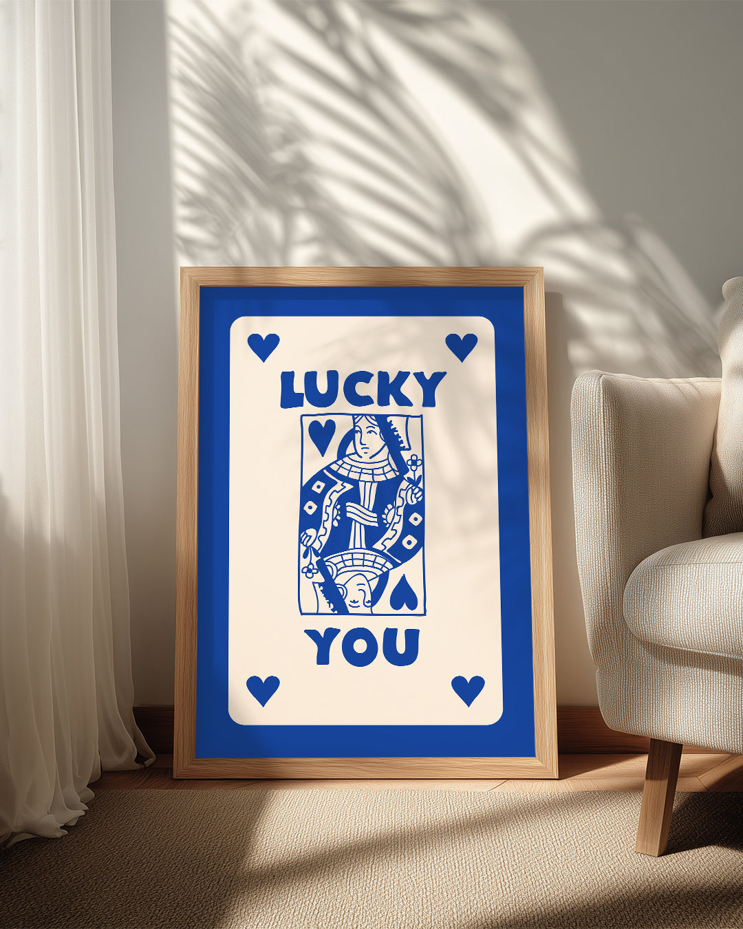 Blue Lucky Poster Tablosu