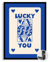 Blue Lucky Poster Tablosu
