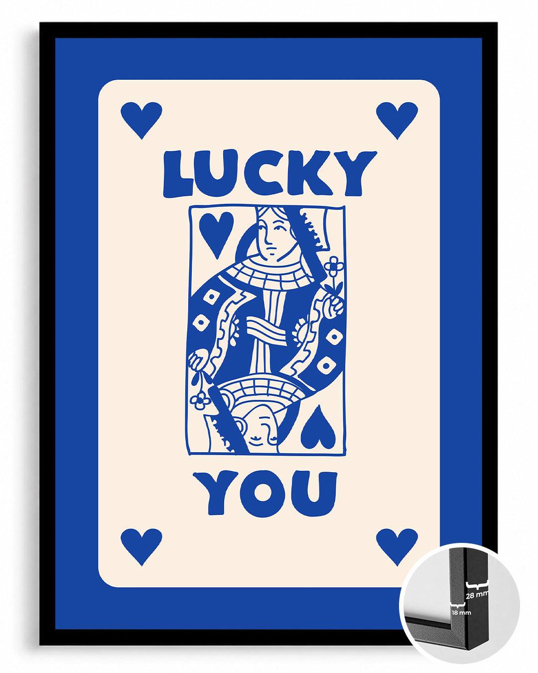 Blue Lucky Poster Tablosu