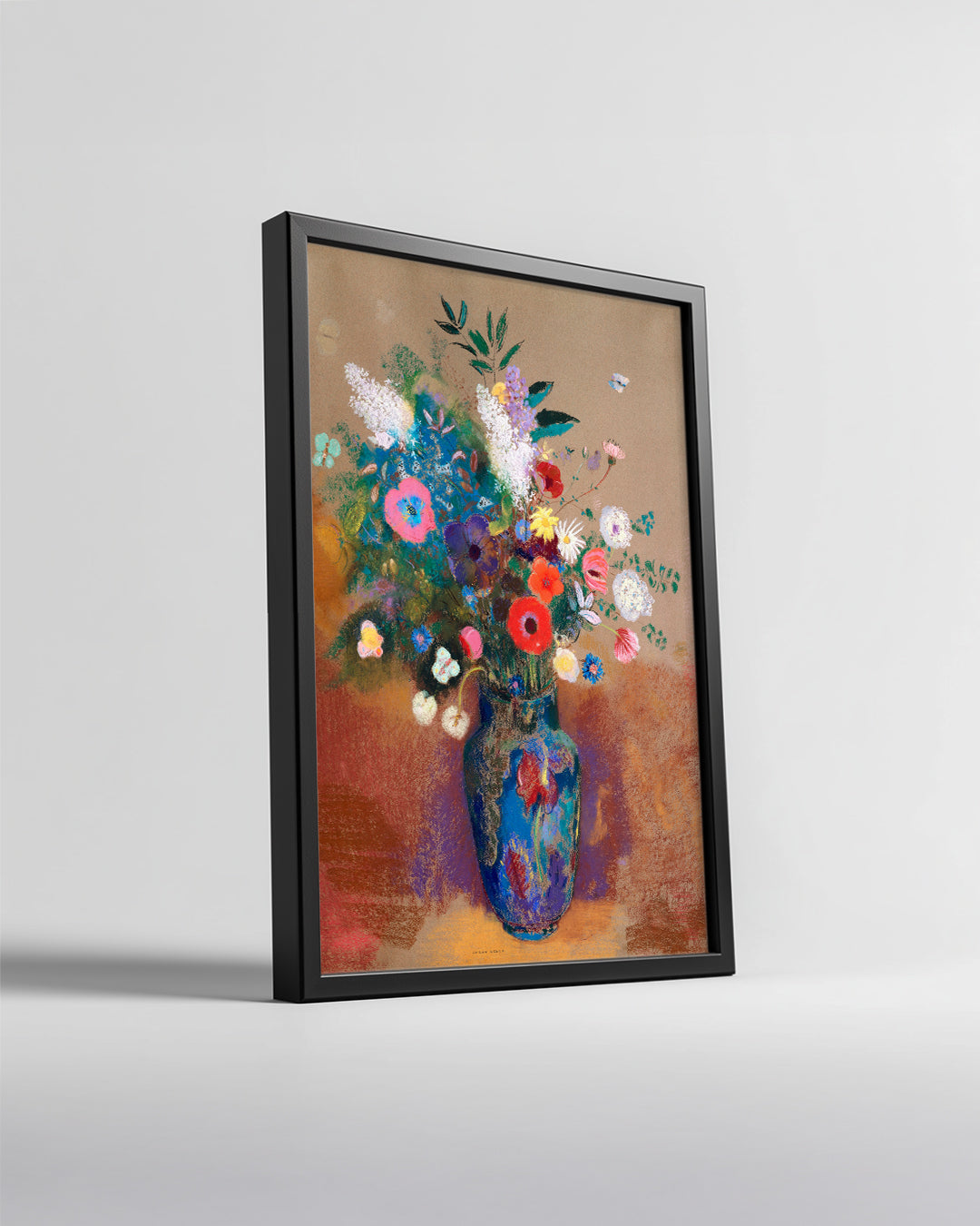 Blue Posy Poster Tablosu