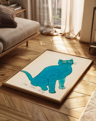 Blue Pussy Poster Tablosu