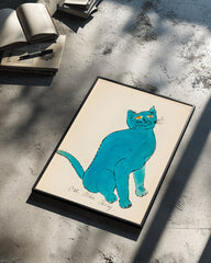Blue Pussy Poster Tablosu