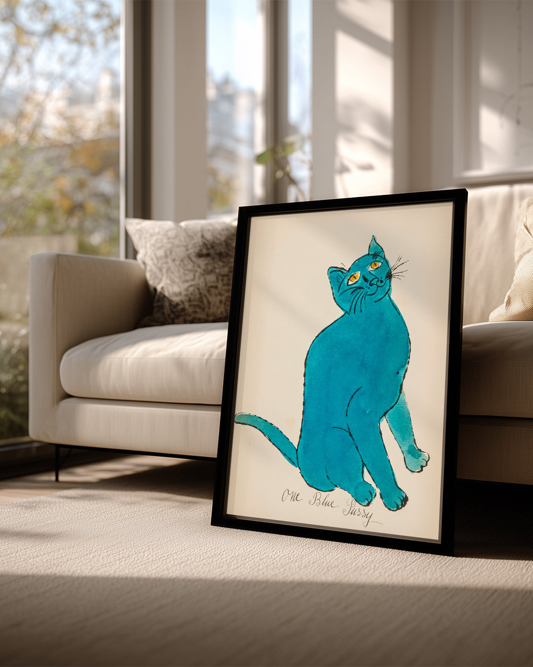 Blue Pussy Poster Tablosu