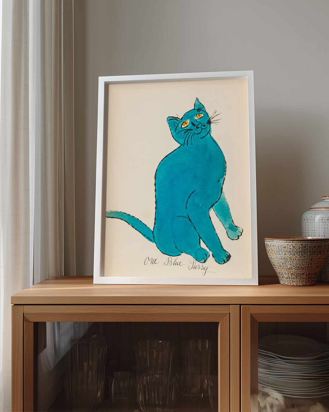 Blue Pussy Poster Tablosu