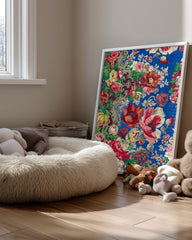 Blue Rose Poster Tablosu