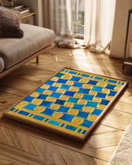 Blue Scroll Poster Tablosu