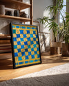 Blue Scroll Poster Tablosu