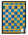 Blue Scroll Poster Tablosu
