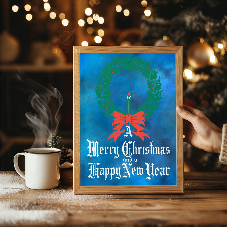 Blue Spruce Holiday Poster Tablosu