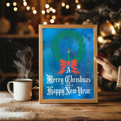 Blue Spruce Holiday Poster Tablosu