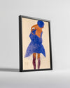 Blue Stance Poster Tablosu