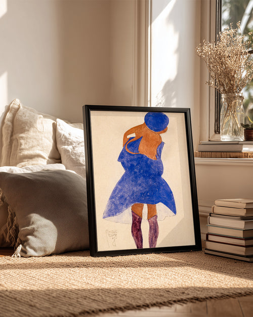 Blue Stance Poster Tablosu