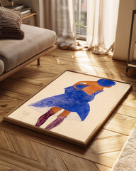 Blue Stance Poster Tablosu