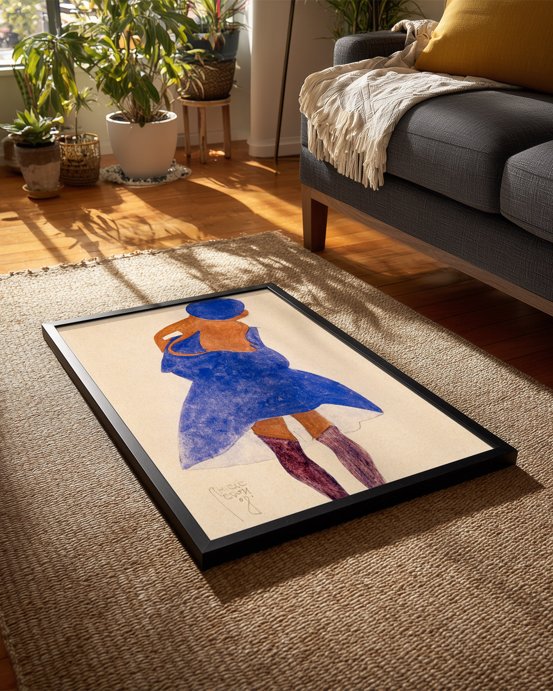 Blue Stance Poster Tablosu
