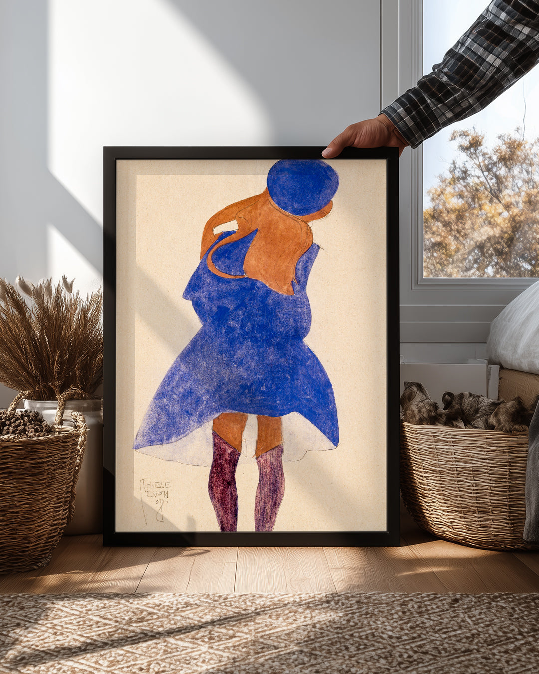 Blue Stance Poster Tablosu