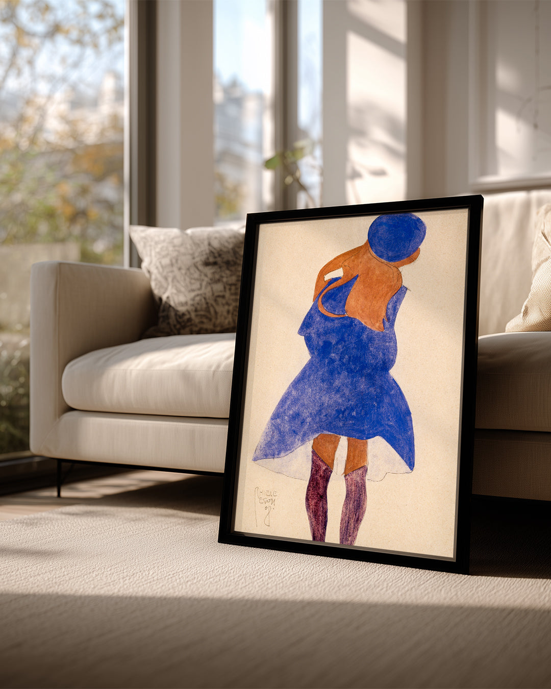 Blue Stance Poster Tablosu