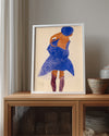 Blue Stance Poster Tablosu