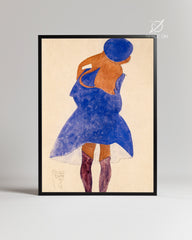 Blue Stance Poster Tablosu