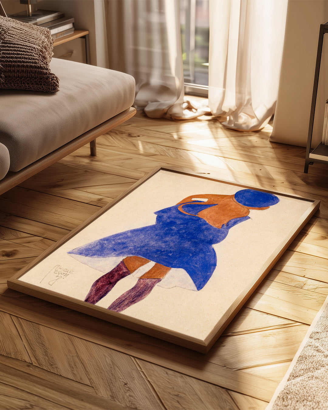 Blue Stance Poster Tablosu