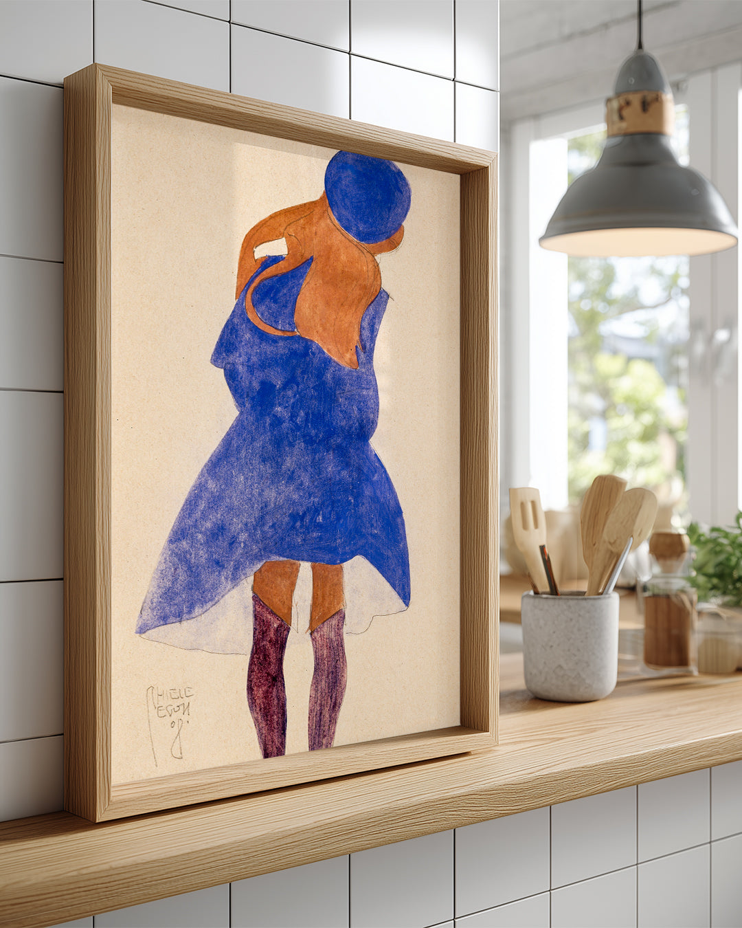 Blue Stance Poster Tablosu