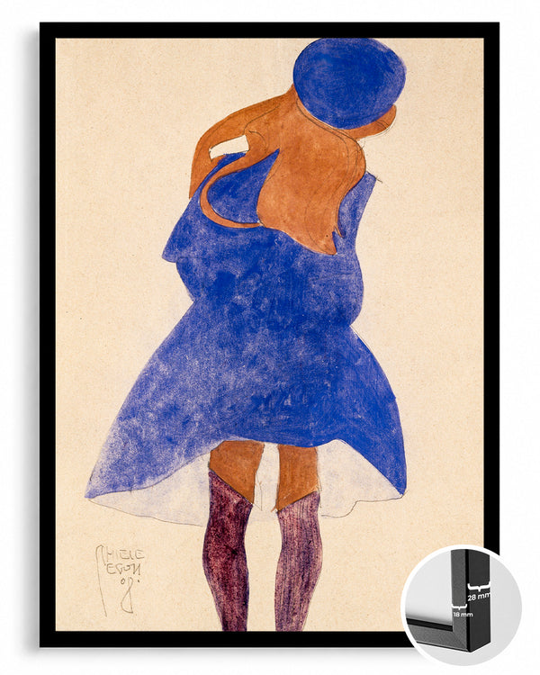 Blue Stance Poster Tablosu