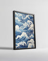 Blue Swirl Poster Tablosu