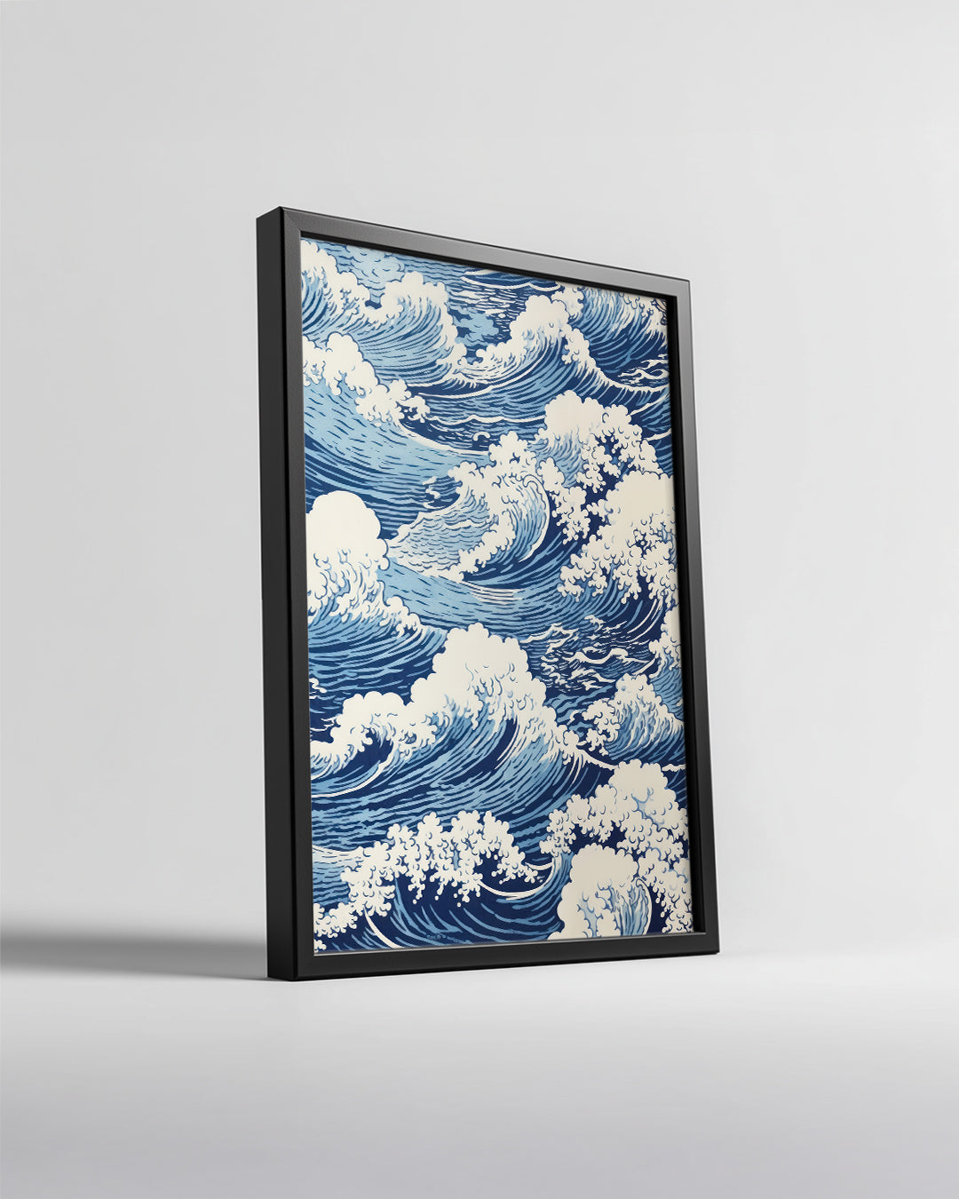 Blue Swirl Poster Tablosu