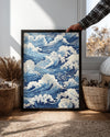 Blue Swirl Poster Tablosu
