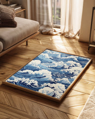 Blue Swirl Poster Tablosu