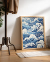 Blue Swirl Poster Tablosu