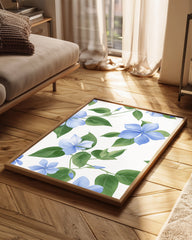 Blue Vine Poster Tablosu