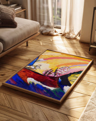 Blue Wave Poster Tablosu