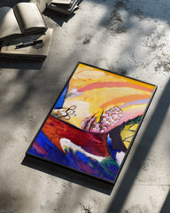 Blue Wave Poster Tablosu