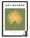 Bohem Yaprak - Minimalist Tasarım Poster Tablosu