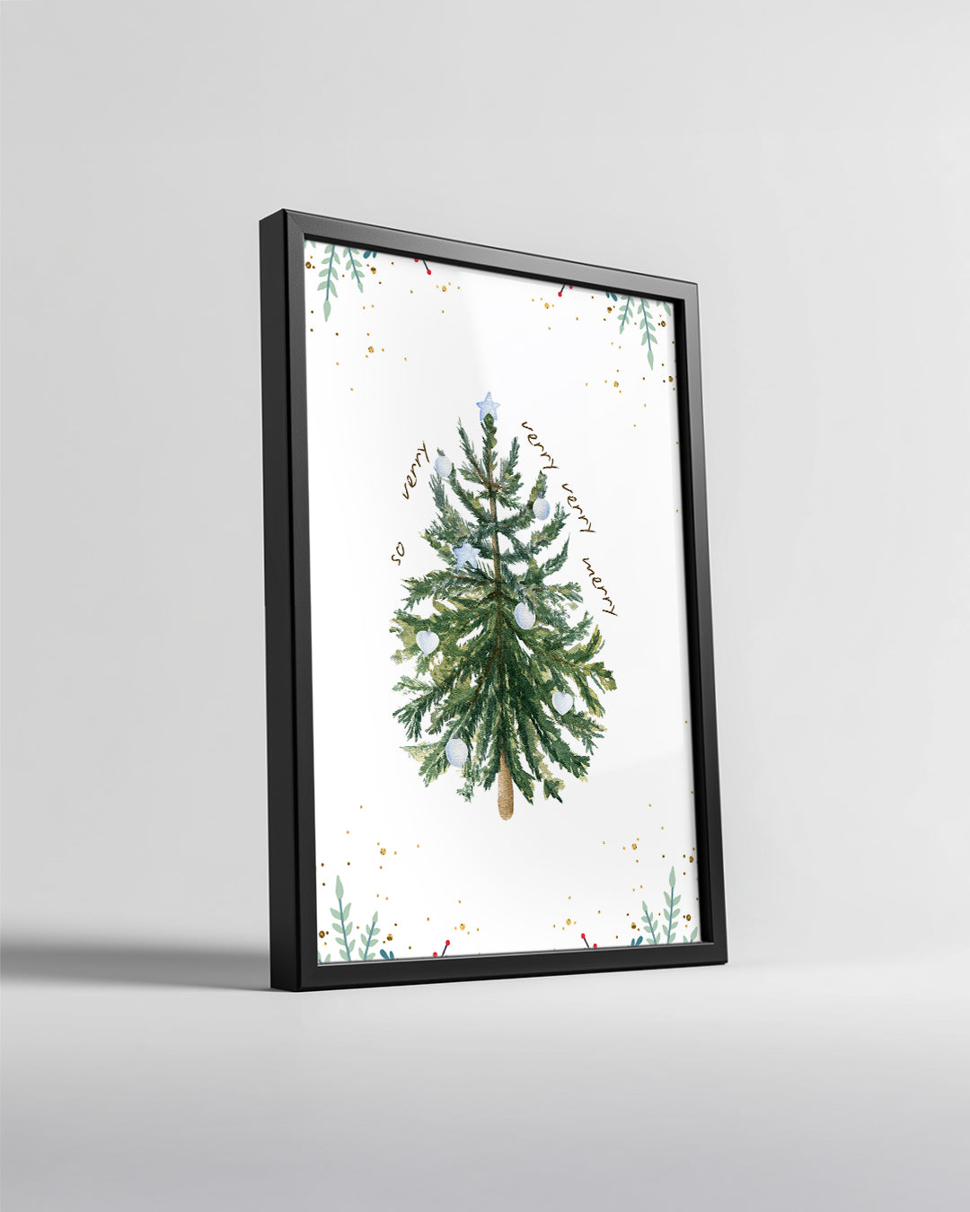 Bohemian Christmas Tree Poster Tablosu