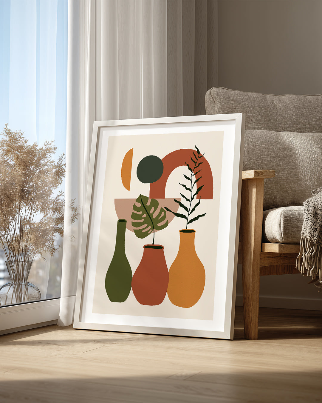 Boho Vases Poster Tablosu