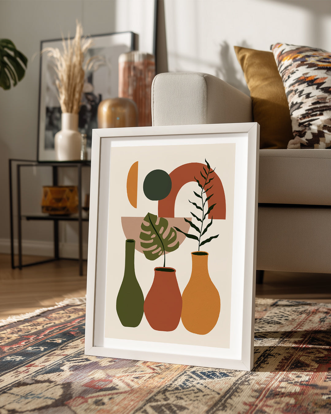Boho Vases Poster Tablosu