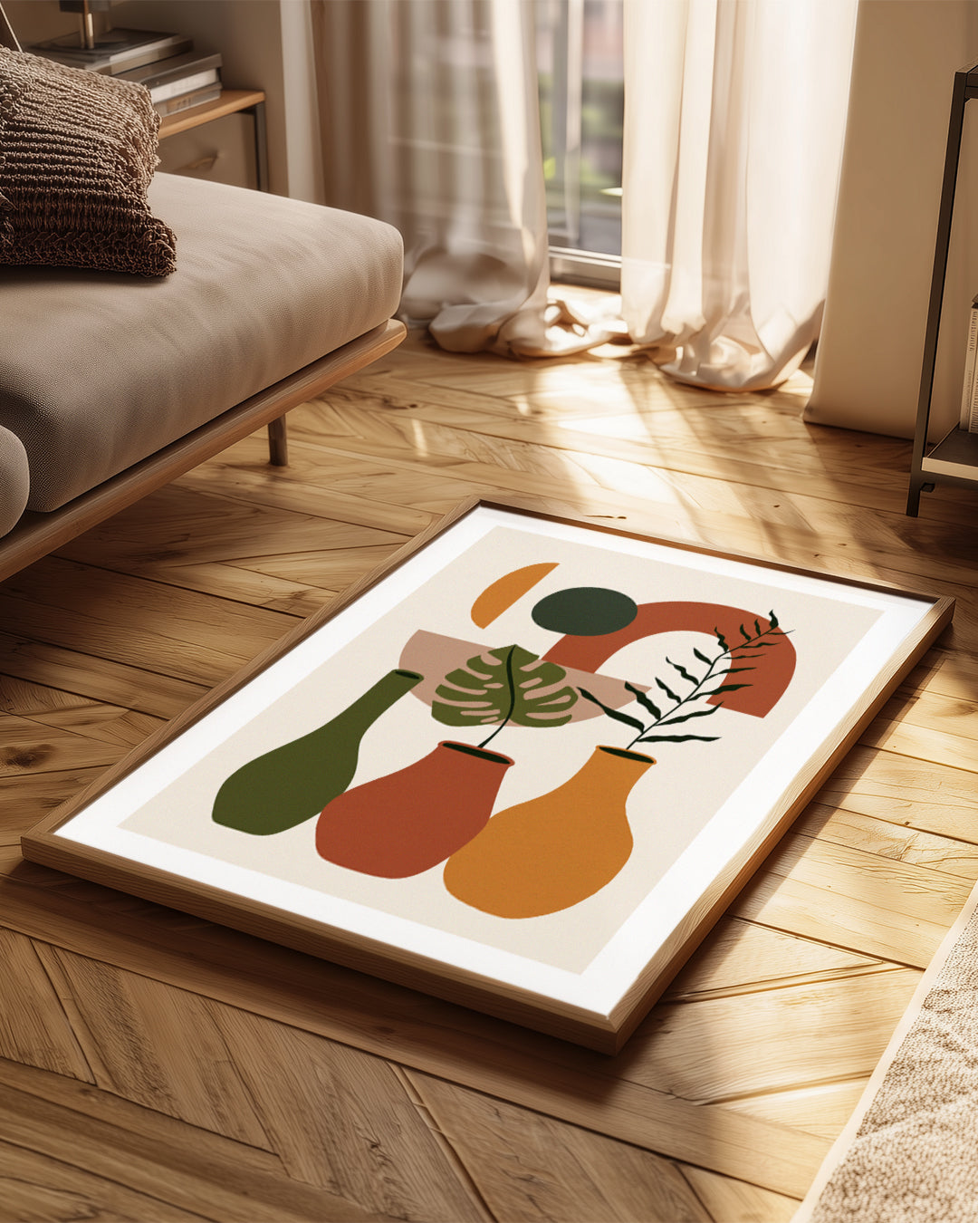 Boho Vases Poster Tablosu