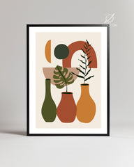 Boho Vases Poster Tablosu