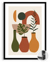 Boho Vases Poster Tablosu