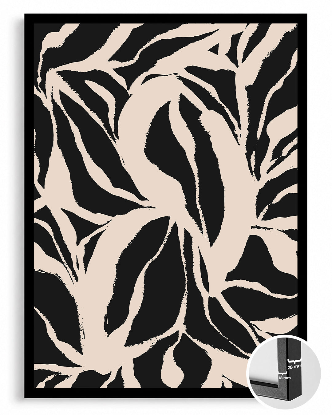 Bold Brush Poster Tablosu